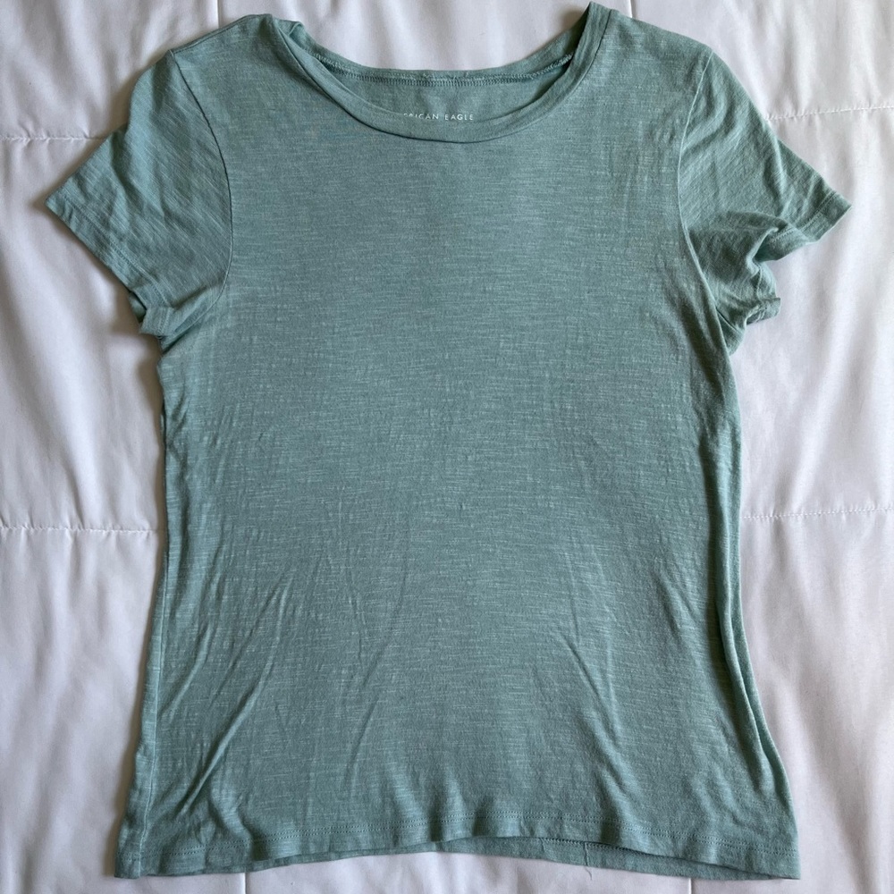 American Eagle Light Green Shirt
